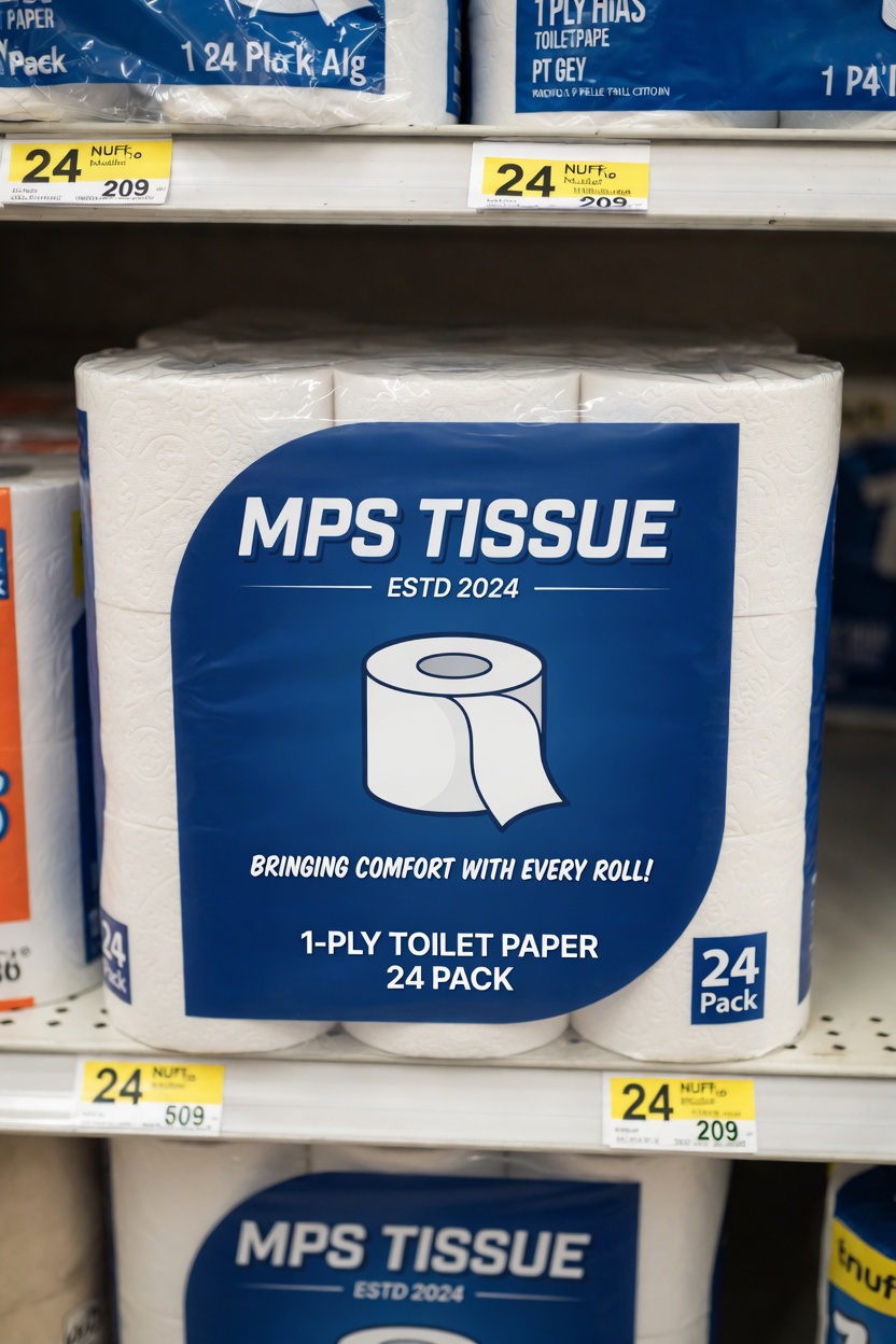 2-Ply Toilet Paper 24 Pack